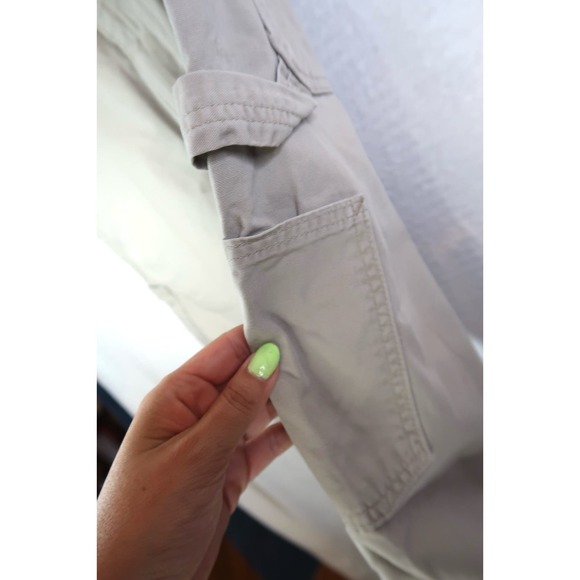 Carhartt B151 DKH Dungaree Fit Carpenter Canvas Pants Mens Size 30x32 - Picture 3 of 7